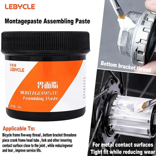 Lebycle Bicycle Interface Grease Mountain Road Bike Assembly Interface Paste Tower Base Hub Shaft Anti-abnormal Noise Lubricant