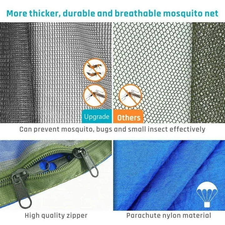 Bike camping gear - Pop-Up Hammock with Mosquito Net