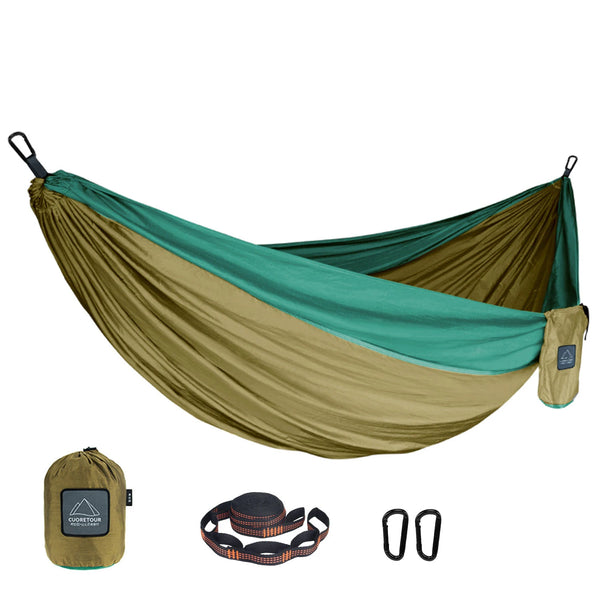 Bike camping gear - Portable Parachute Hammock