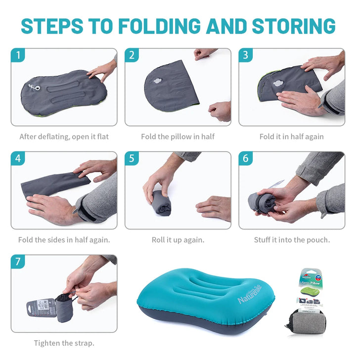 Bike camping gear - Naturehike Ultralight Inflatable Pillow