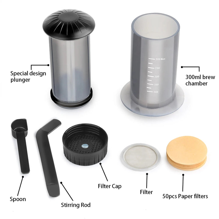Bike camping gear - Portable Espresso Coffee Maker